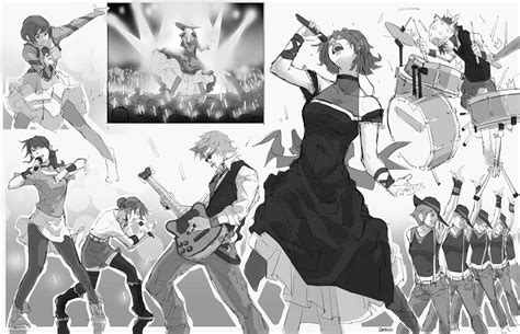 ArtStation - Random Sketches #6 - Concert~, Sai Foo | Sketches, Anime ...