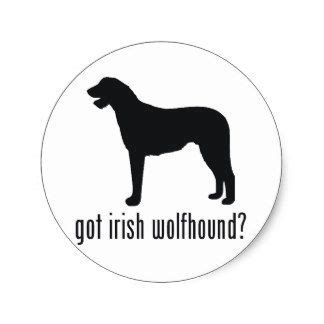 Irish Wolfhound Classic Round Sticker | Wolfhound, Irish wolfhound, Irish