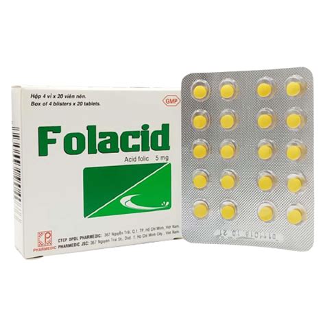 Folacid Acid Folic 5mg Pharmedic H80v