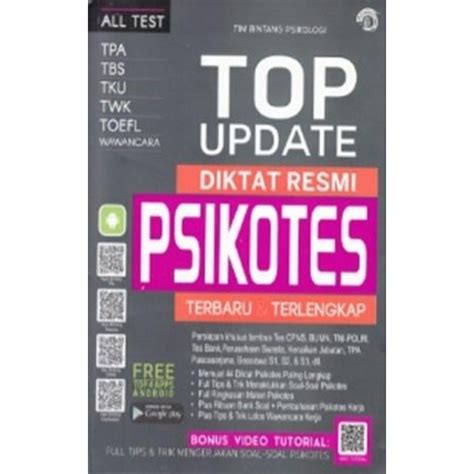 Jual Top Update Diktat Resmi Psikotes Tim Bintang Psikologi Bintang