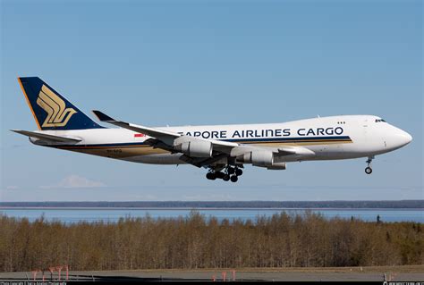 9V SFQ Singapore Airlines Cargo Boeing 747 412F Photo By Sierra