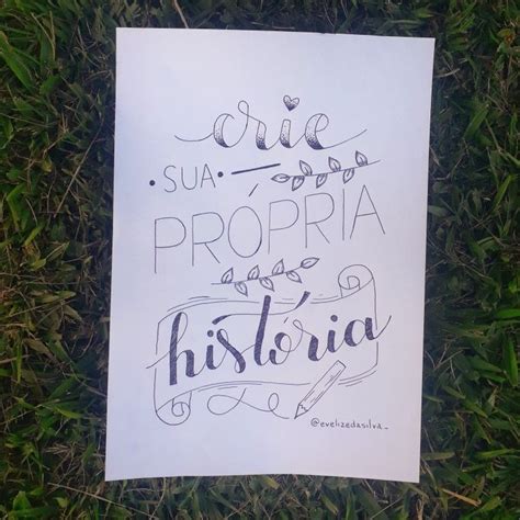 Crie Sua Pr Pria Hist Ria Lettering