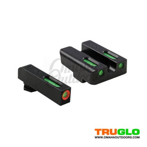 Truglo Brite Site Tfx Pro Daynight Sights Orange Front Outline Glock