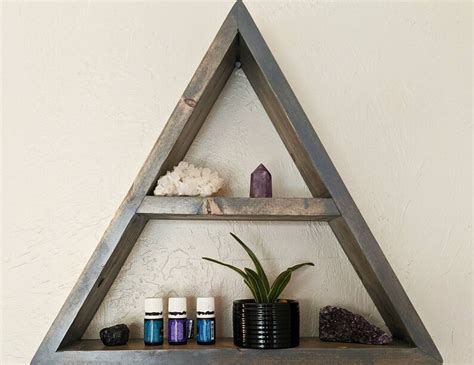 Triangle Shelf Altar Shelf Beginner Alter Shelf Table Wicca Etsy