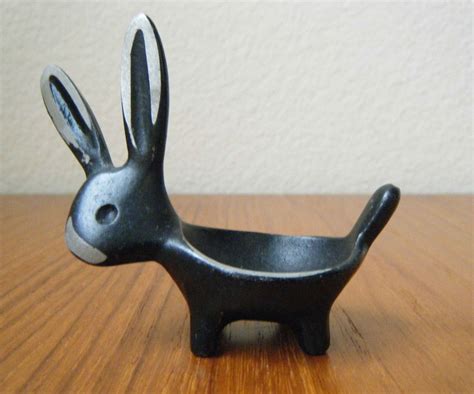 Vintage Walter Bosse Aluminum Rabbit Shaped Egg Cup S Etsy