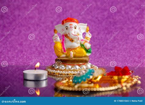 Lord Ganesha Ganesh Festival Stock Image Image Of Belief India