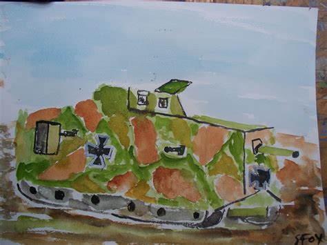 ww1 tank Ww1 Tanks, Paint Colors, Watercolor Paintings, Art Collection ...