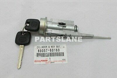 Toyota Land Cruiser Oem Ignition Switch Lock Cylinder Key Set