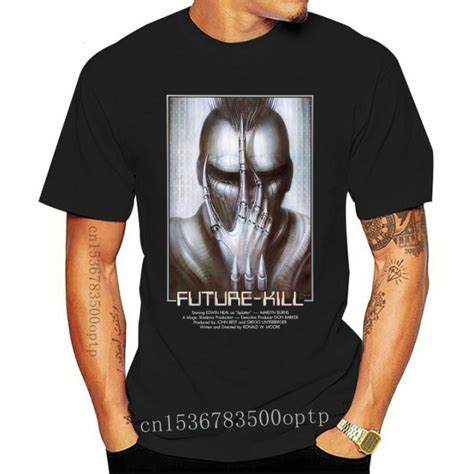 New Future Kill T Shirt Movie Poster H R Giger Science Fiction Horror