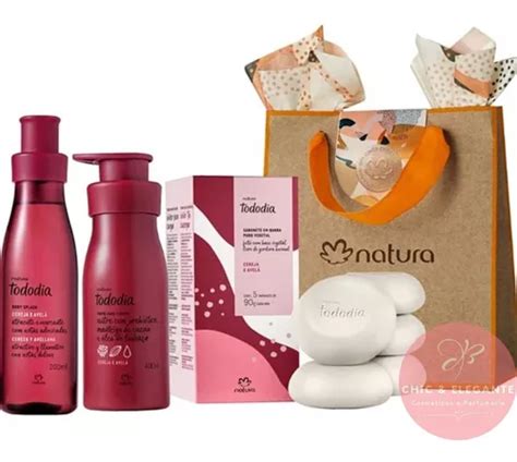 Kit Presente Natura Tododia Cereja E Avelã Feminino Frete grátis