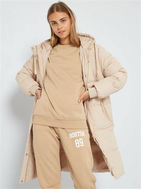 Anorak Largo Acolchado BEIGE Kiabi 25 00