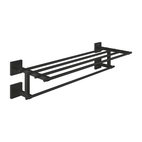 Grohe Start Cube Towel Rack Matt Black Reuter