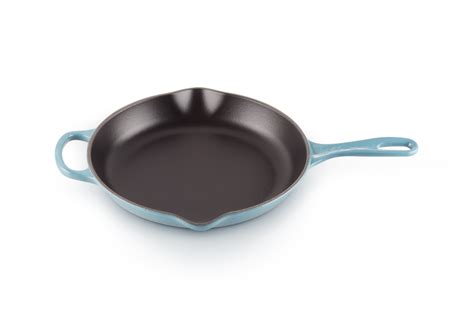 Le Creuset patelnia żeliwna o smażenia i serwowania 26 cm Marine