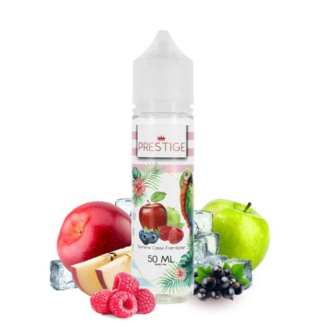 Pomme Cassis Framboise Votre E Liquide 50ml Prestige Fruits A L