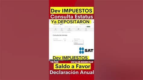 Consulta Estatus Saldo A Favor 2023💰devolución De Impuestos Declaración