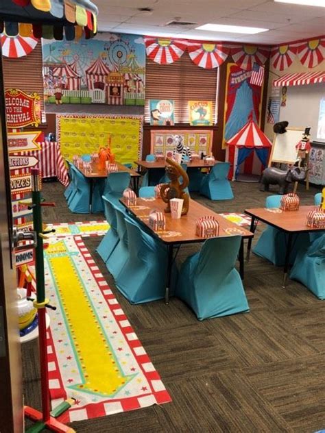 Kindergarten Teacher Transforms Classroom Into A Carnival For The First