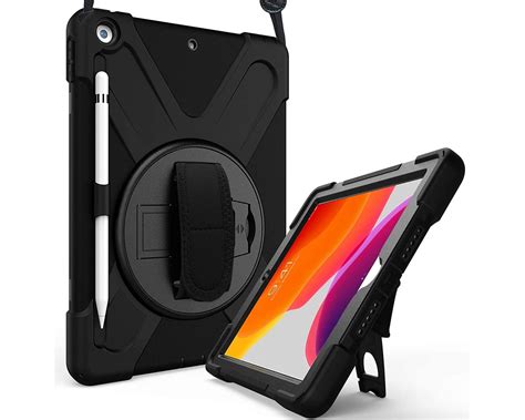 Funda Teknet Para IPad Con Correa De Uso Rudo Color Negro Coppel