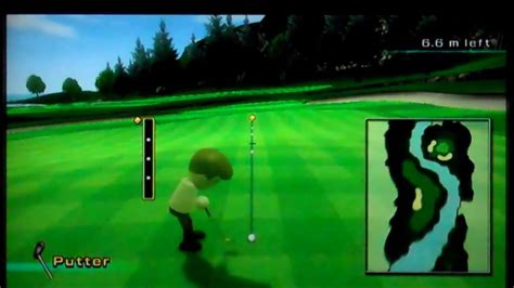 Wii Sports Gameplay Golf Youtube