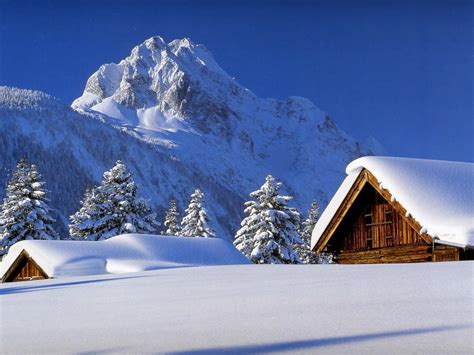 Winter Cottage Wallpapers - Top Free Winter Cottage Backgrounds - WallpaperAccess