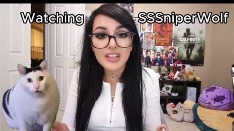 Watching Sssniperwolf Goat And Ben The Huh Cat Meme Youtube