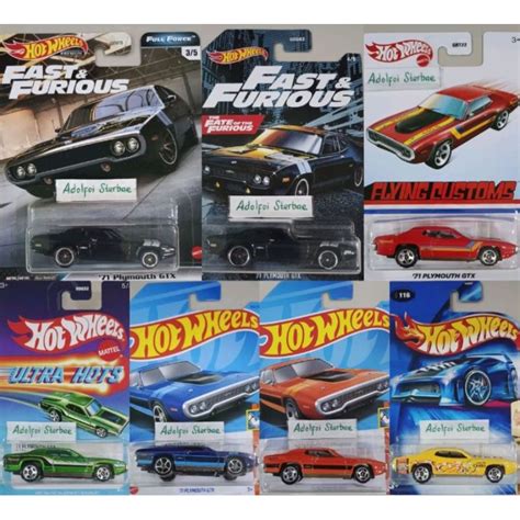 Hotwheels Hot Wheels Premium Plymouth Gtx Edition Fast Furry The Fate Of The Furious
