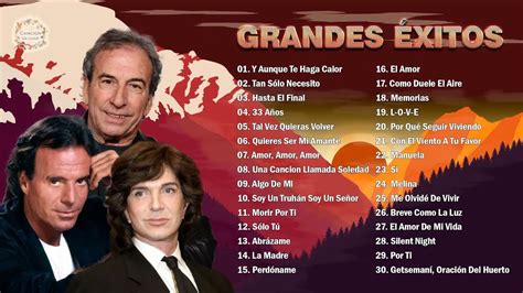 JULIO IGLESIAS CAMILO SESTO JOSÉ LUIS PERALES MIX 30 SUPER ÉXITOS