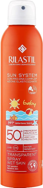 Sun System Baby Transparent Spray SPF 50 Rilastil Makeup Uk