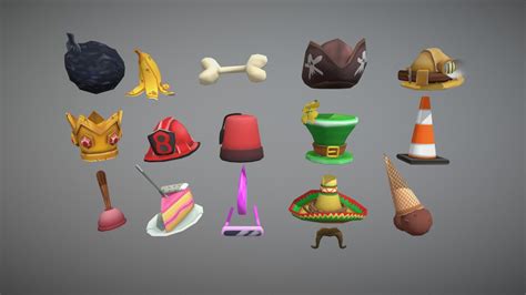 Low Poly Hats 3d Model By Ivan Van Dijk Ivanvandijk D8a9938