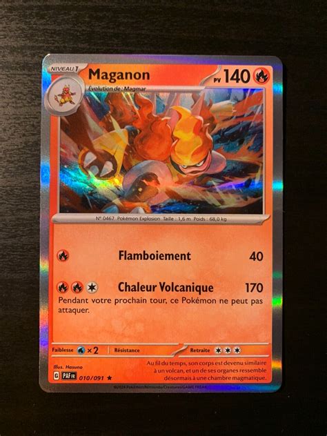 Carte Pokémon HOLO Maganon 010 091 PAF SV4 5 Destinées De Paldea FR