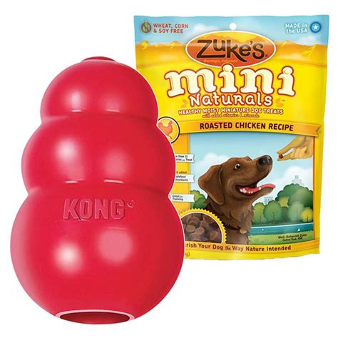 KONG - Classic Dog Toy, Durable Natural Rubber- Fun to Chew, Chase and ...