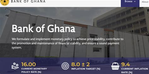 Bank of Ghana website: Bank of Ghana unveils a new user-friendly website