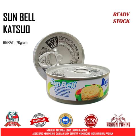 Jual Sunbell Katsuo Ikan Tuna Kemasan Kaleng Campuran Umpan Ikan