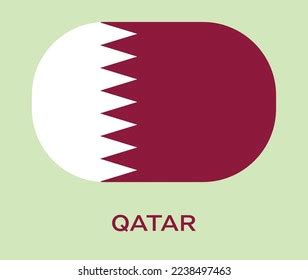 Flag Qatar Qatar Flag Vector Illustration Stock Vector Royalty Free