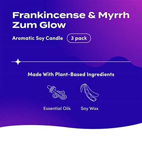 Zum Glow Soy Candle Frankincense And Myrrh Oz Pack Pricepulse