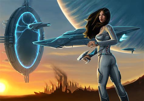 Scifi Women Wallpapers Wallpaper Cave