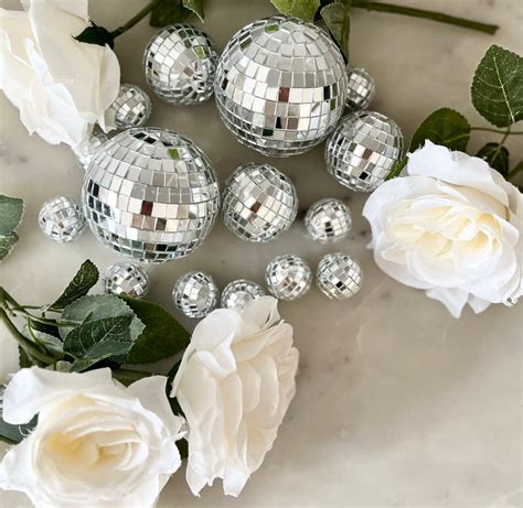 Disco Ball Decor Small Mirrored Disco Ball Event Decor 70s Party ...