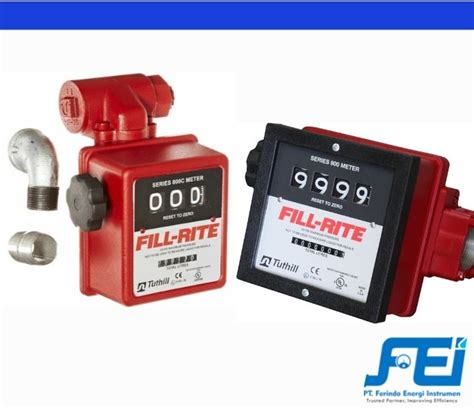 Flow Meter Fill Rite Series 800C Size Inch Digit