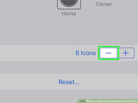 how do you add a home button to iphone