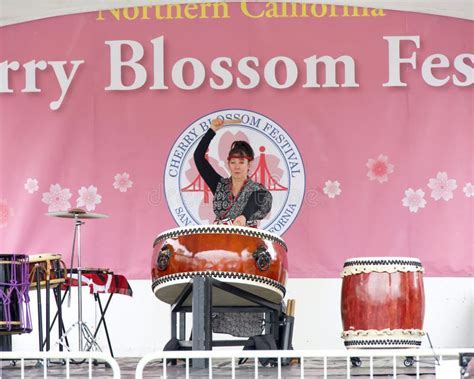 Musicians Performing At The Cherry Blossom Festival In Japantown