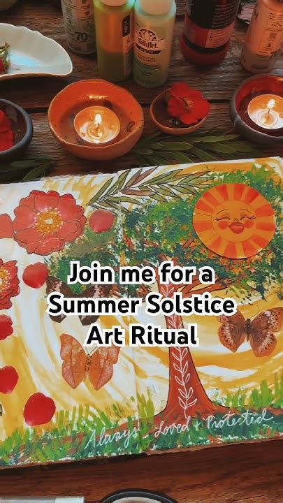 Summer Solstice Art Journaling Ritual Full Video Available