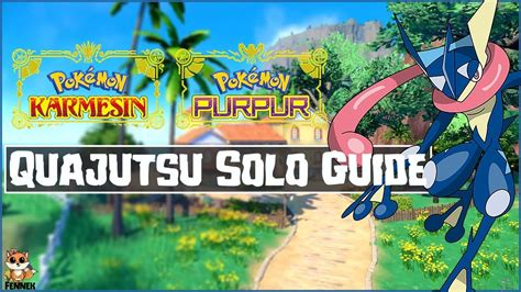 Pok Mon Karmesin Purpur Quajutsu Solo Guide Quajutsu Counter Build