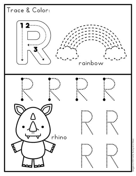 Letter R Preschool Printables Preschool Mom Worksheets Library