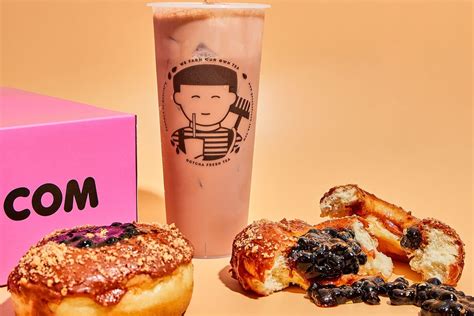 Donut Papi And Gotcha Release A New Boba Milk Tea Doughnut News