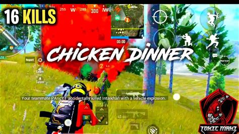 Kill Chicken Dinner Intense Gameplay Fully Rush Youtube