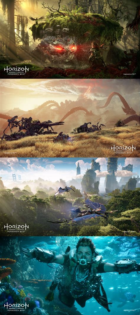 Horizon Forbidden West New Screenshots Aloy Will Journey Across A Vast