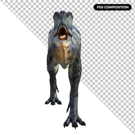 Aucasaurus Dinosaurio Aislado Render 3d Archivo PSD Premium