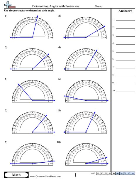 Angles worksheets – Artofit