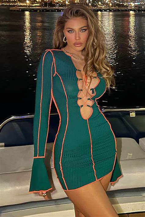 Opposites Attract Mini Dress Teal Fashion Nova Dresses Fashion Nova