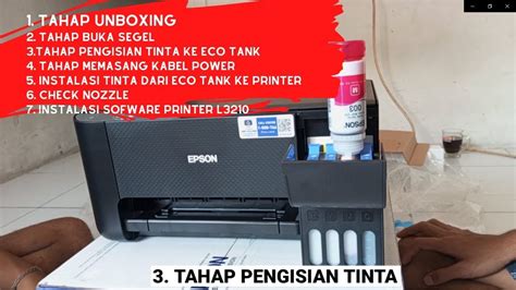 Unboxing Dan Cara Setting Printer Epson L I Part Youtube