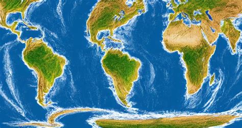 Global Earth Texture Map With Bathymetry Earth Texture,, 43% OFF